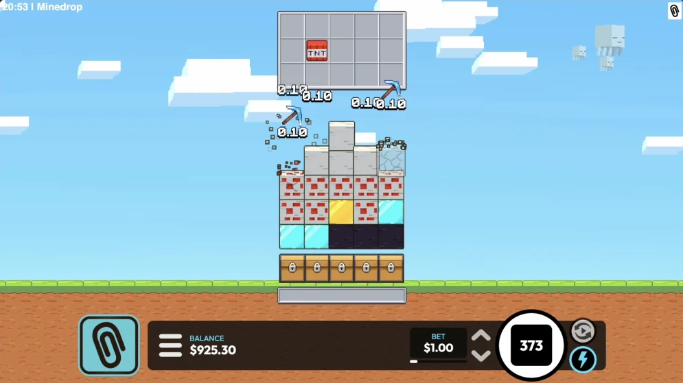 MineDrop gameplay